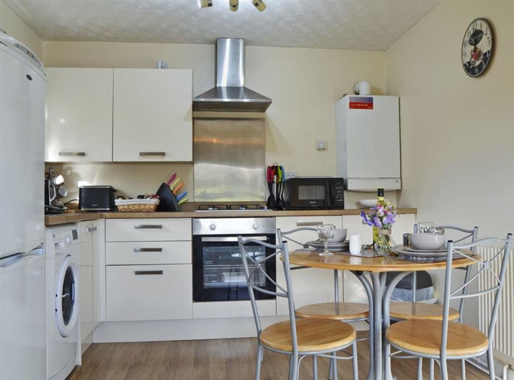 Well presented kitchen/dining area at The Meadow Flat in Shanklin, Isle of Wight