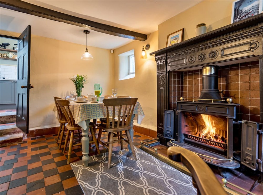 Living area at The Meadow House in Stoke-on-Trent, Staffordshire