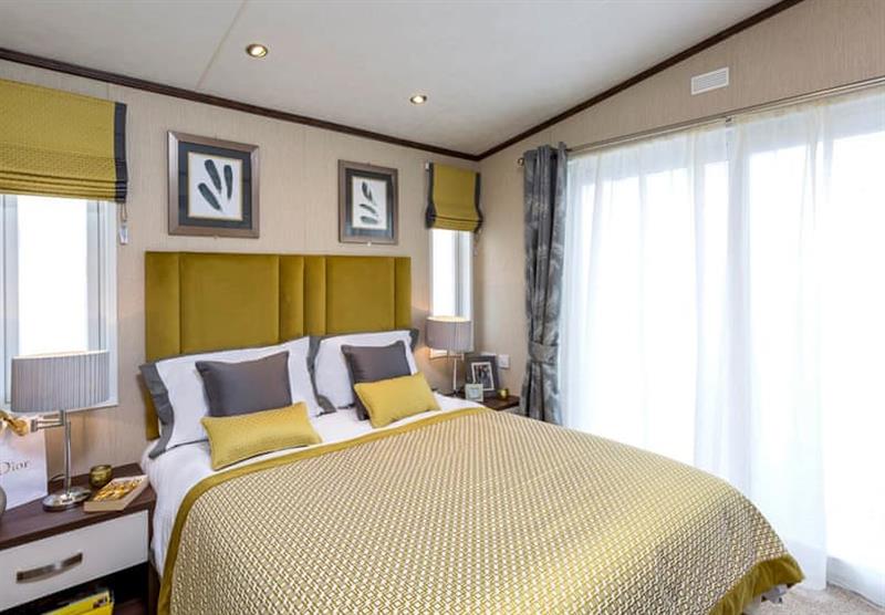 Bedroom in the Marlow at The Meadows at Lochlands Leisure Park in Forfar, Angus