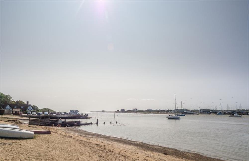 Bawdsey Quay looking towards old Felixstowe at The Meadows Dairy, Bawdsey
