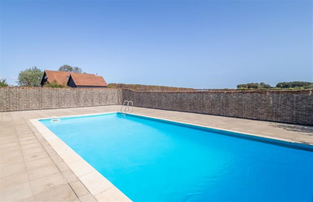 The swimming pool is available May to the end of September at The Meadows Dairy, Bawdsey