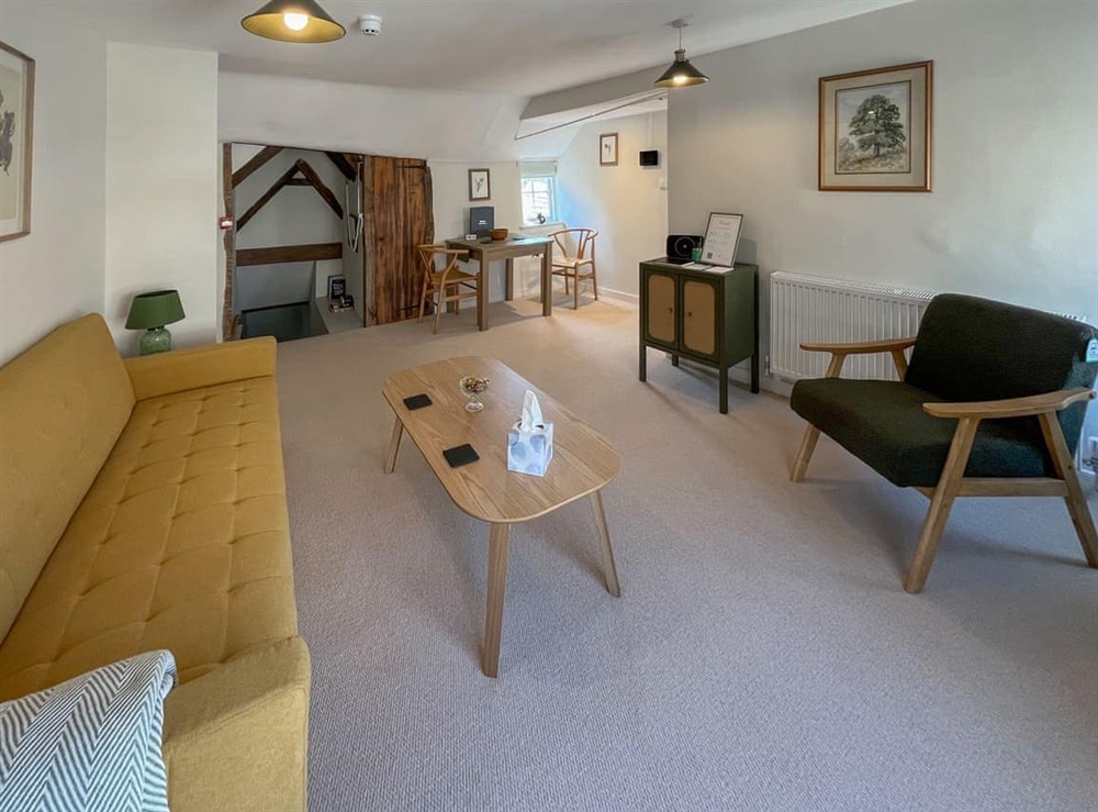 Living room at The Merchants Apartment in Canterbury, Kent