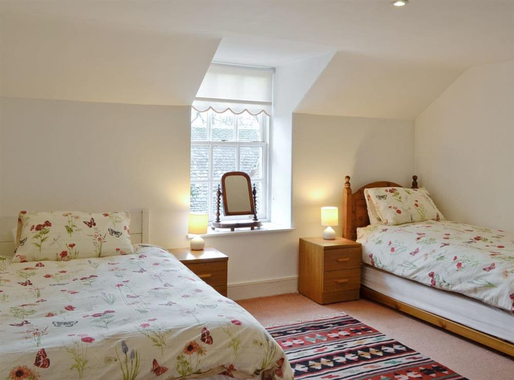 Twin bedroom at The Mews in Insch, Aberdeenshire