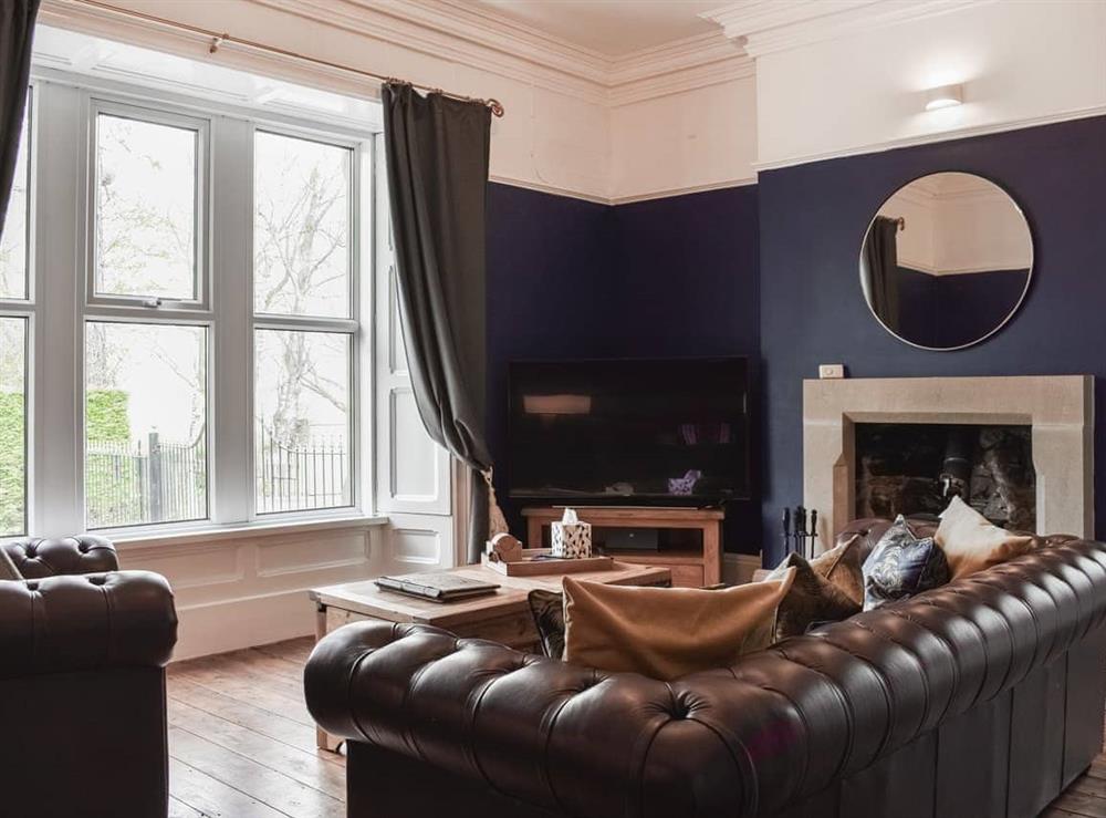 Living room at The Mews in Uldale, near Bassenthwaite, Cumbria