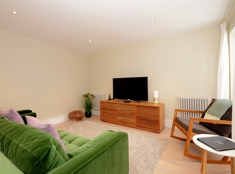 Living area at The Mews in York, North Yorkshire