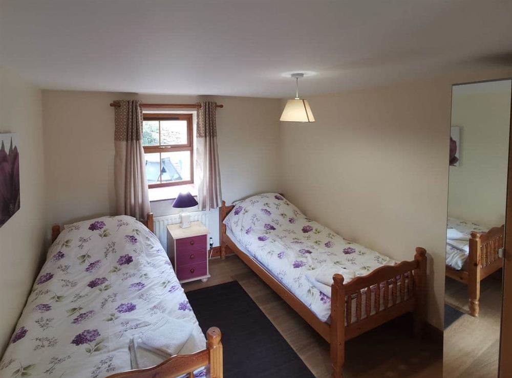 Twin bedroom at The Milking Parlour in Alston, Cumbria