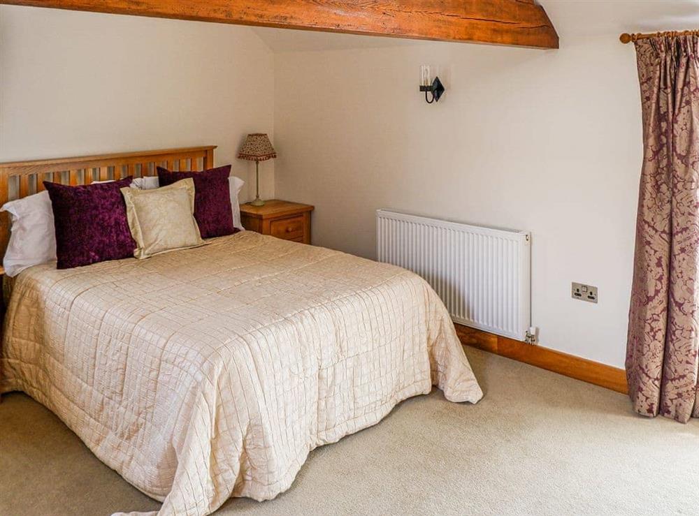 Double bedroom at The Milking Parlour in Anslow, near Burton upon Trent, Staffordshire