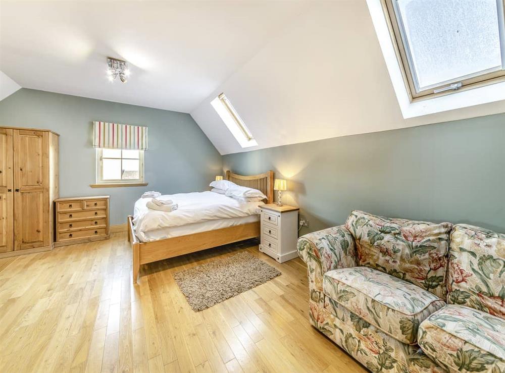 Double bedroom at The Milking Parlour in Ellingham, Northumberland
