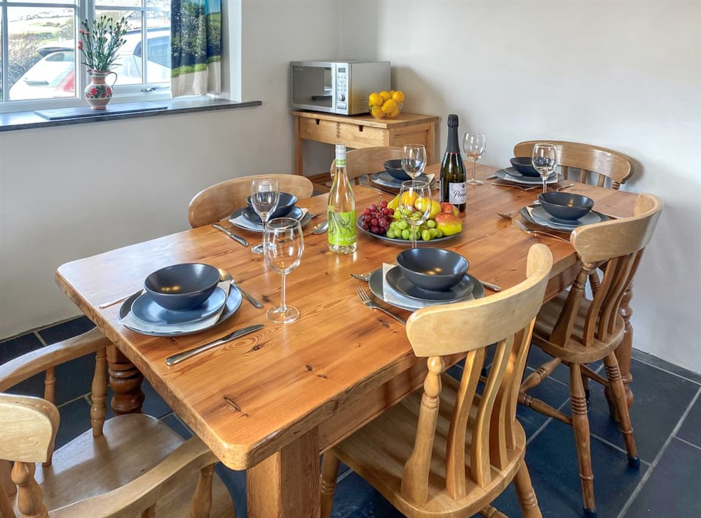 Dining Area at The Milking Parlour in St Ives, Cornwall