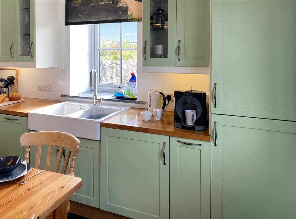 Kitchen at The Milking Parlour in St Ives, Cornwall