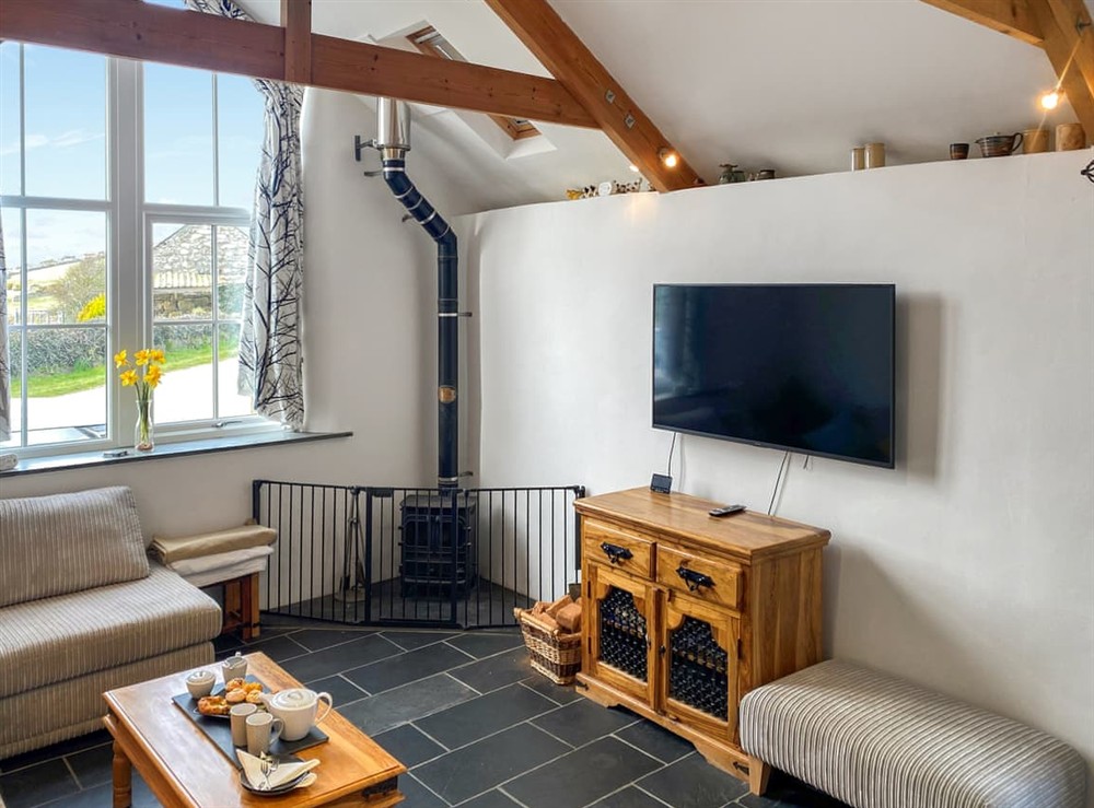 Living area (photo 2) at The Milking Parlour in St Ives, Cornwall