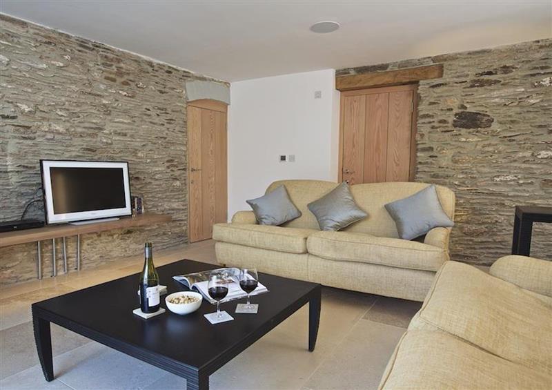 Enjoy the living room at The Milking Shed, Bantham