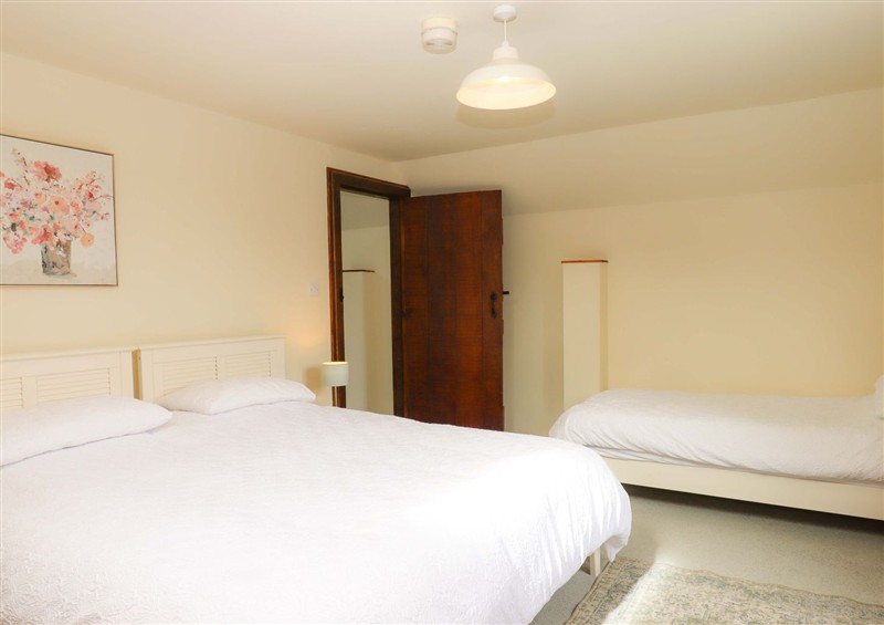 One of the 3 bedrooms at The Milking Shippon at Thorne, Langtree near Great Torrington