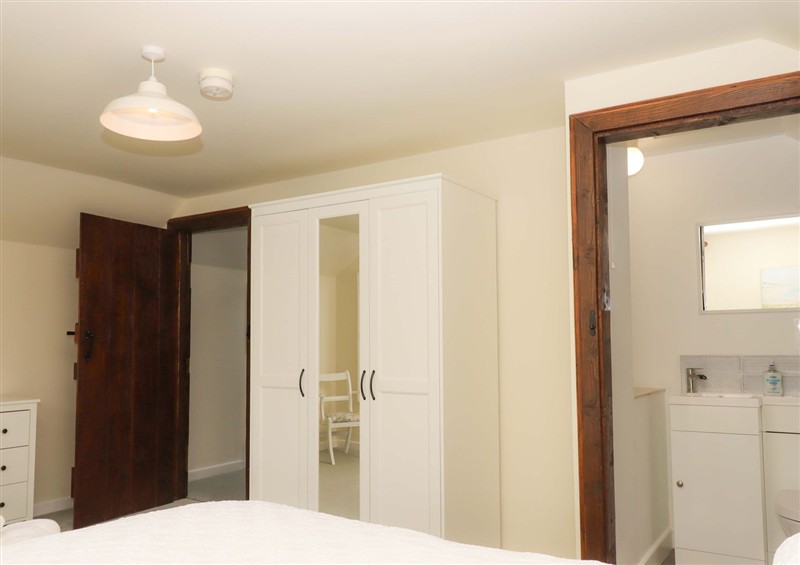 One of the bedrooms at The Milking Shippon at Thorne, Langtree near Great Torrington