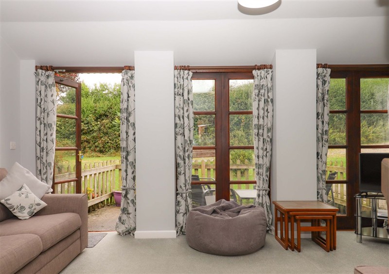 The living area at The Milking Shippon at Thorne, Langtree near Great Torrington