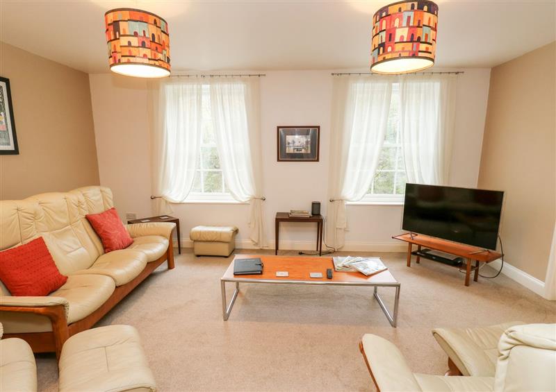 Relax in the living area at The Mill, Cressbrook near Great Longstone