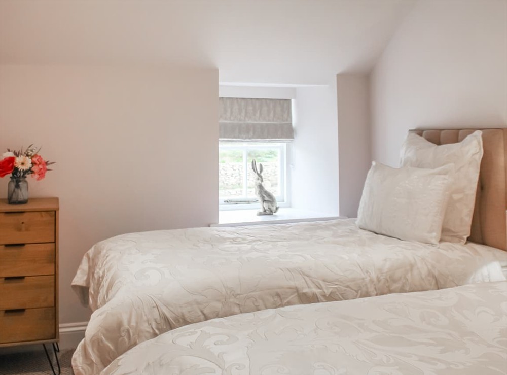 Twin bedroom at The Mill in Falmouth, Cornwall