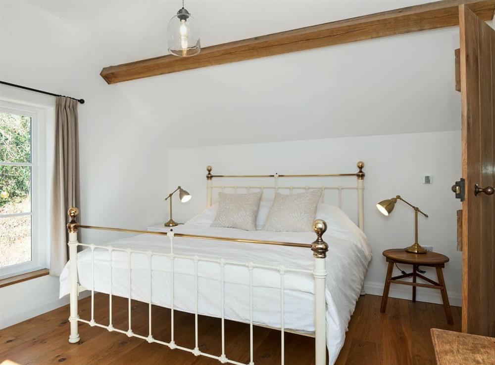 Elegant double bedroom at The Mill House in Aisholt, near Bridgwater, Somerset