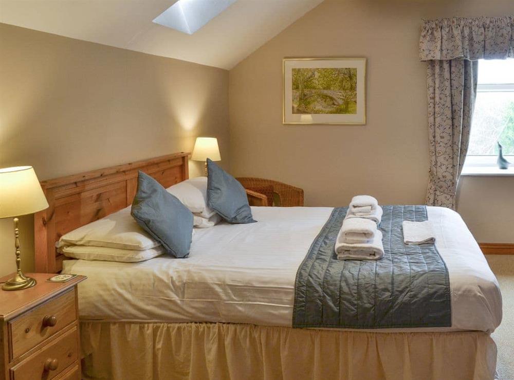 Relaxing en-suite double bedroom at The Mill House in Bamburgh, Northumberland., Great Britain
