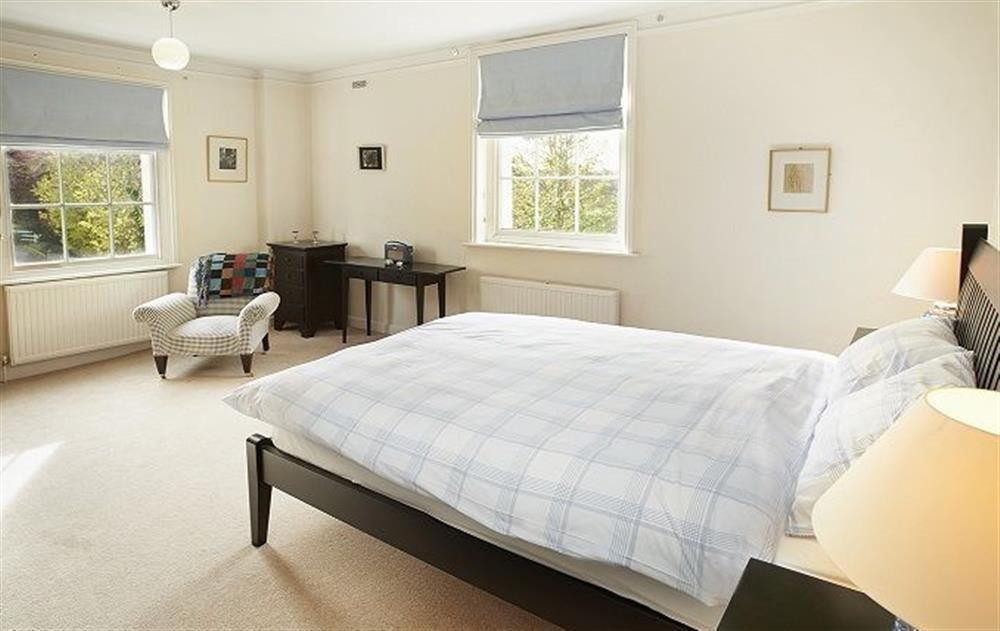 First floor:  Double bedroom with 4'6 bed at The Mill House, Buxton with Lamas