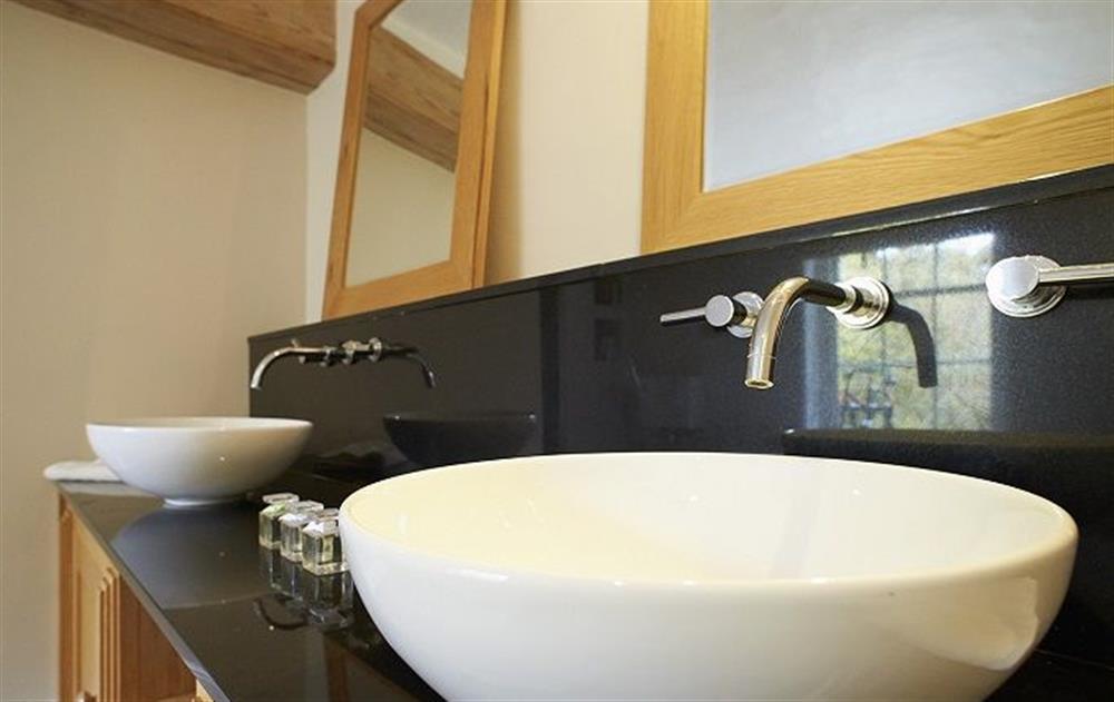 First floor:  Family bathroom at The Mill House, Buxton with Lamas