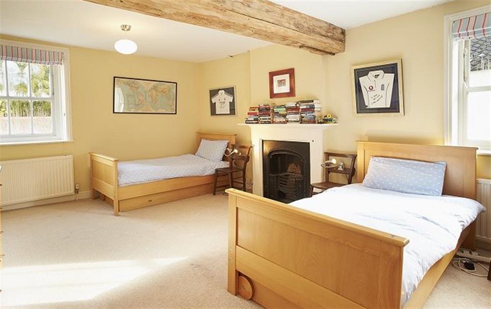 First floor:  Twin bedroom with 3' beds at The Mill House, Buxton with Lamas