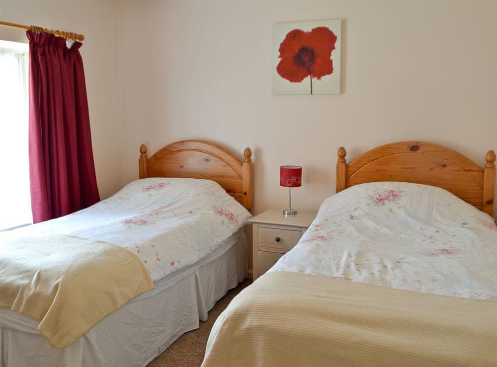 Twin bedroom at The Mill House in Calbourne, Newport, Isle of Wight., Isle Of Wight