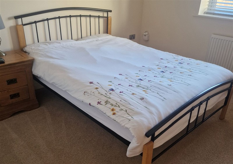 One of the 6 bedrooms at The Mill House, Glastonbury
