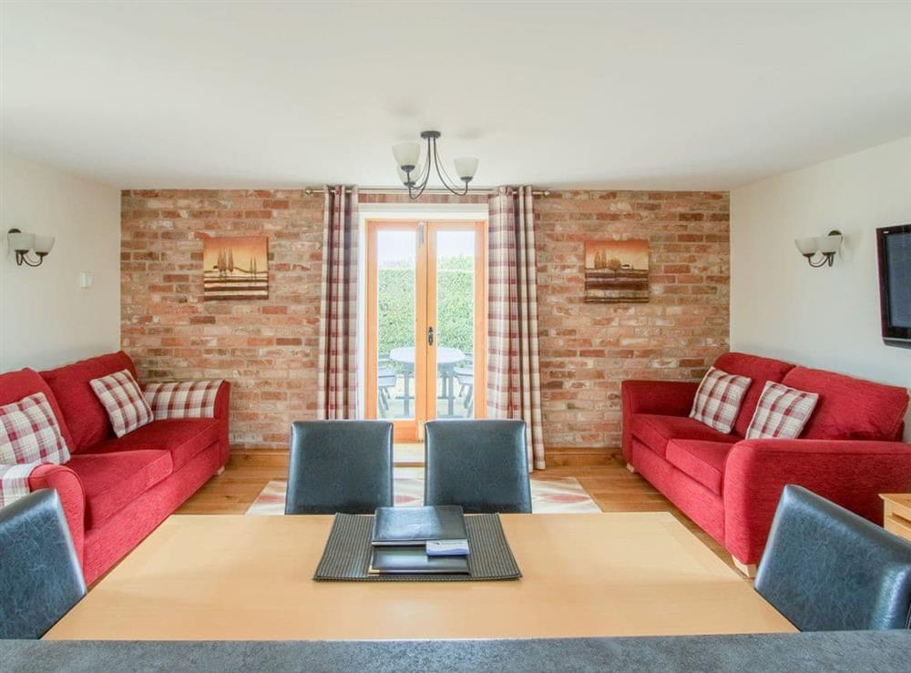 Attractive open plan living space at The Mill House in North Somercotes, near Louth, Lincolnshire