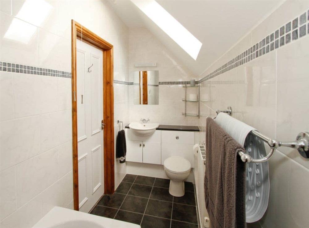 Family bathroom at The Mill House in North Somercotes, near Louth, Lincolnshire