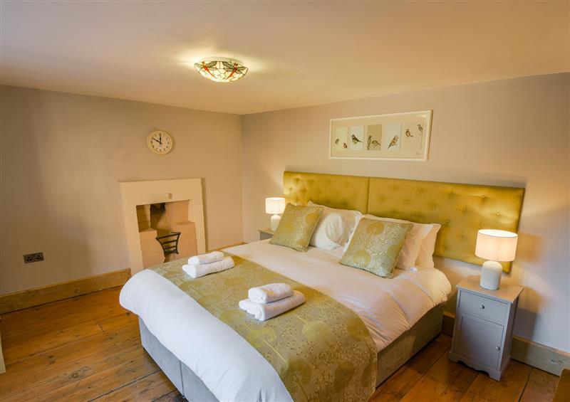 One of the 7 bedrooms at The Mill Managers House, Cromford