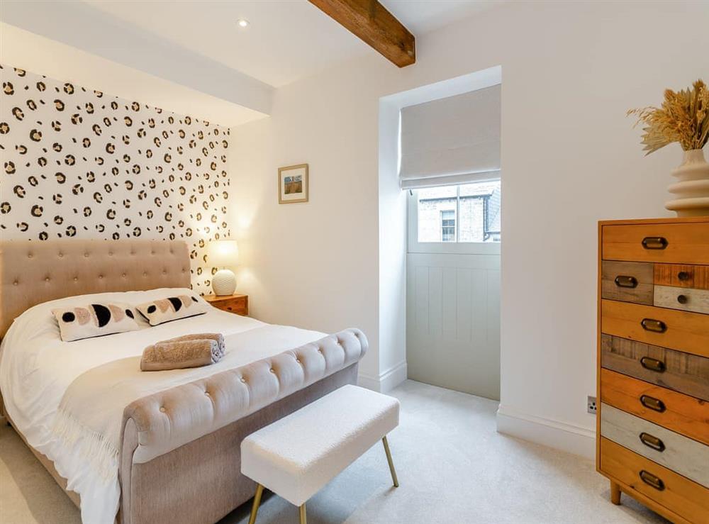 Double bedroom at The Mill Townhouse in Glasshouses, near Pateley Bridge, North Yorkshire