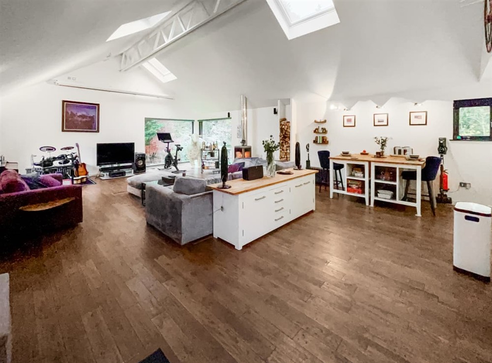Open plan living space (photo 4) at The Mill in West Linton, near Edinburgh, Peebleshire