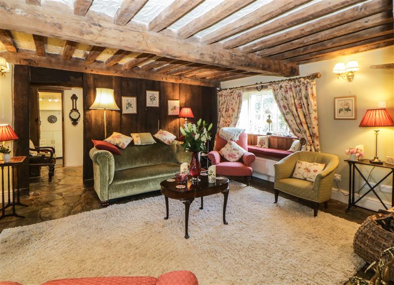 The living area at The Millers Cottage, Jacobstowe near Hatherleigh