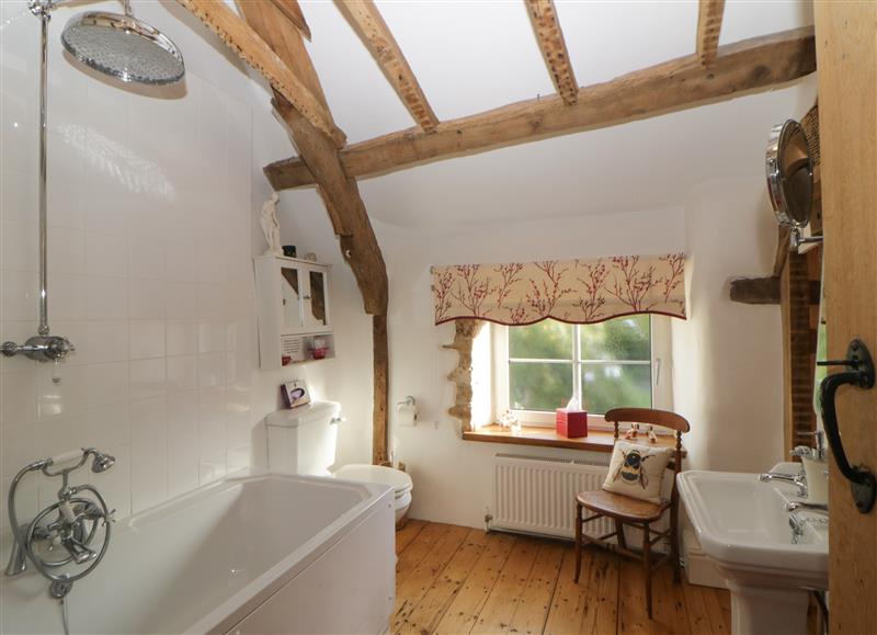 This is the bathroom at The Millers Cottage, Jacobstowe near Hatherleigh