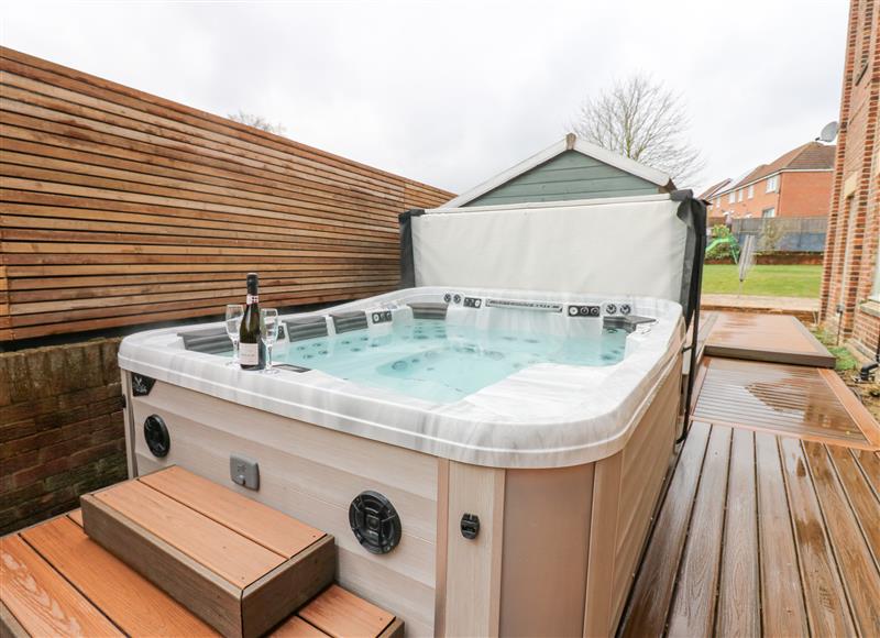 There is a hot tub at The Miners Hall Retreat, Stanley