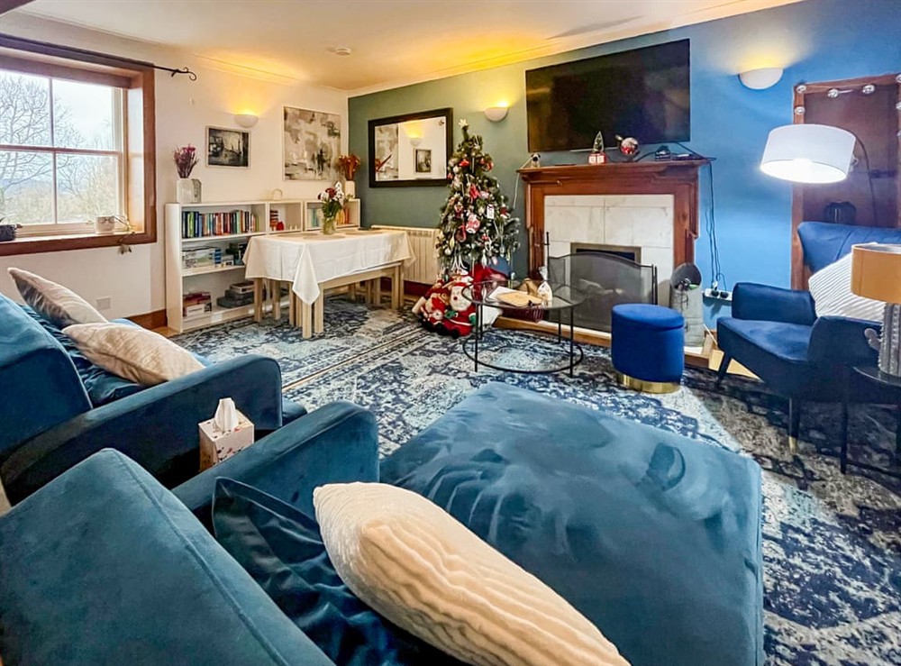 Living area at The Montrose in Muthill, Perthshire