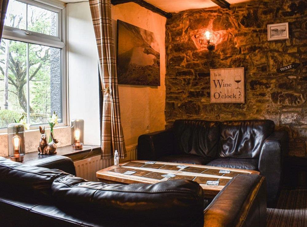 Living area at The Moorcock Inn in Hawes, North Yorkshire