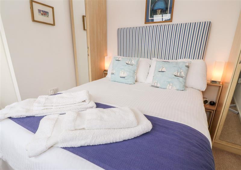 One of the bedrooms at The Moorings, Lostwithiel