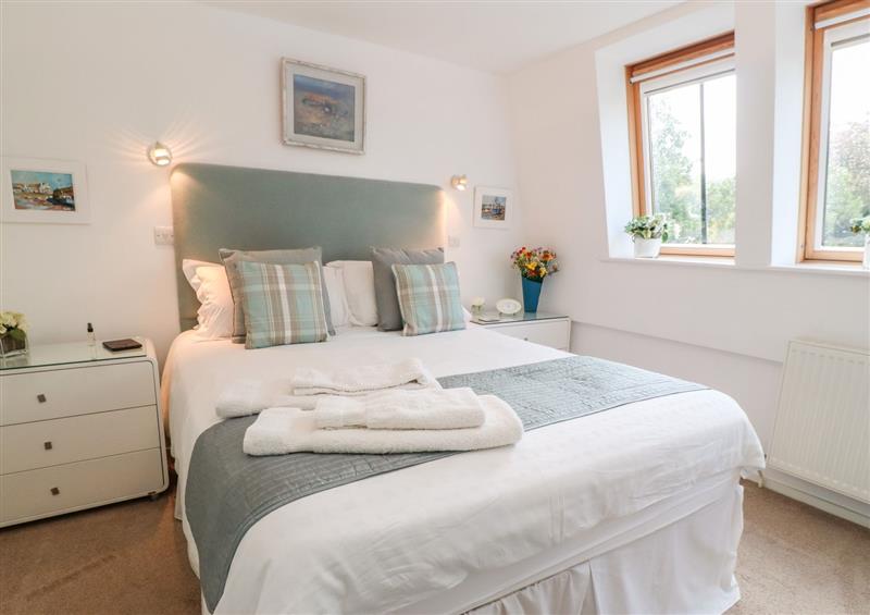 This is a bedroom at The Moorings, Lostwithiel
