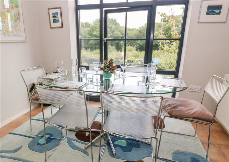 This is the dining room at The Moorings, Lostwithiel