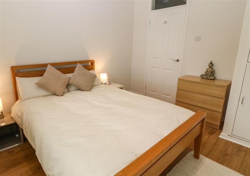 One of the 2 bedrooms at The Moorings, Porthmadog