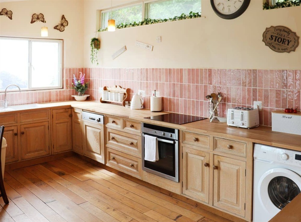 Kitchen at The Moorings in Solva, near St Davids, Dyfed