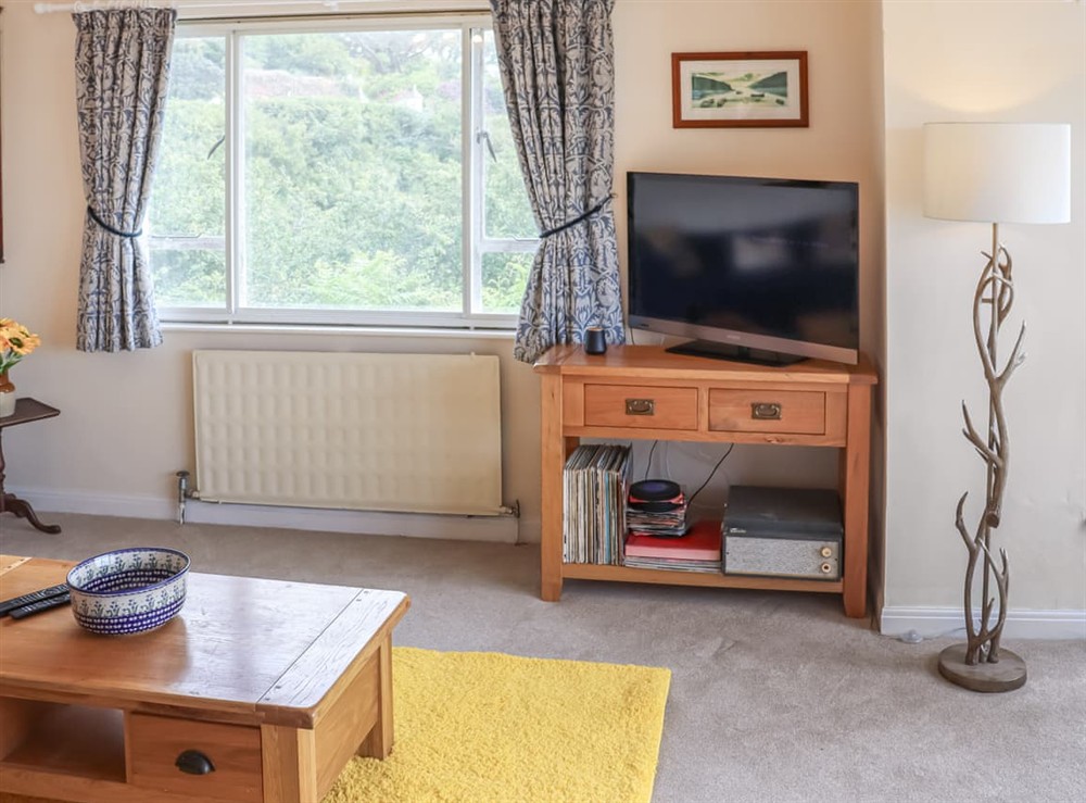 Living room/dining room at The Moorings in Solva, near St Davids, Dyfed
