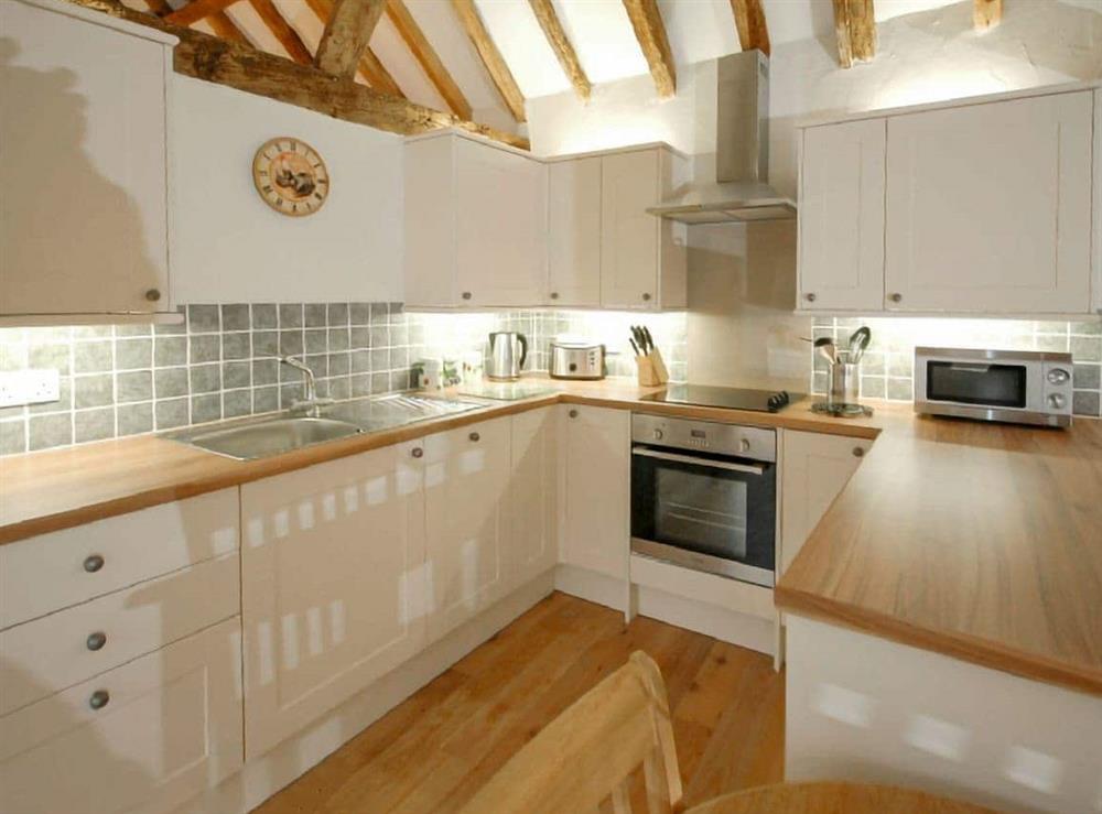 This is the kitchen at The Mouse House in West Chiltington, West Sussex