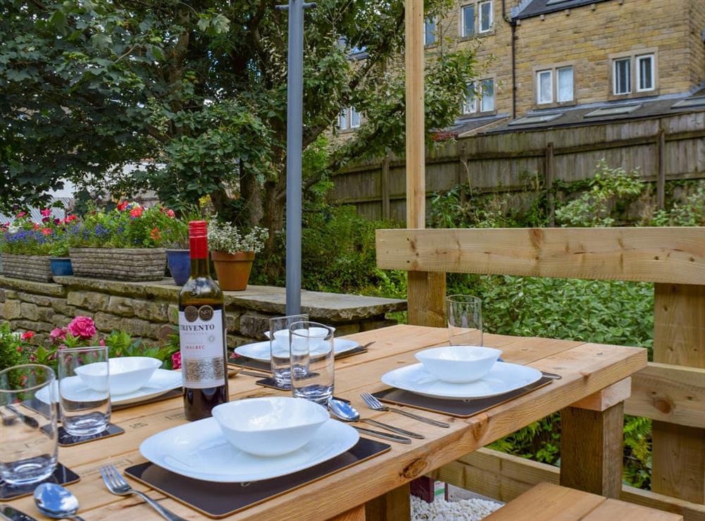 Outdoor eating area