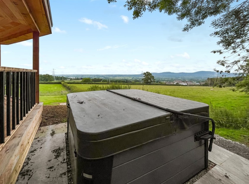 Hot tub at The Nest in Abergele, Denbighshire