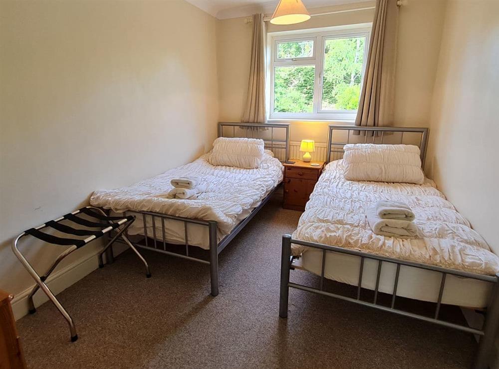 Twin bedroom at The Nest in Aylsham, Norfolk, England