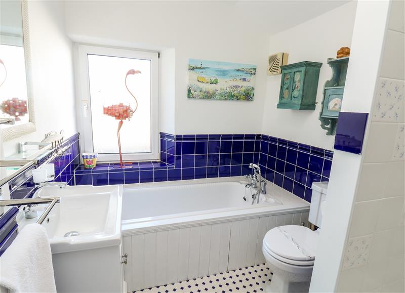 This is the bathroom at The Nest, Brixham