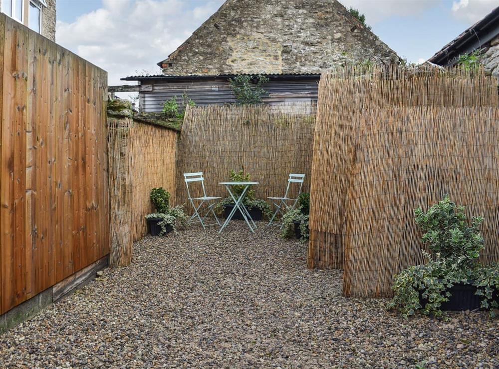 Outdoor area at The Nest in Helmsley, North Yorkshire